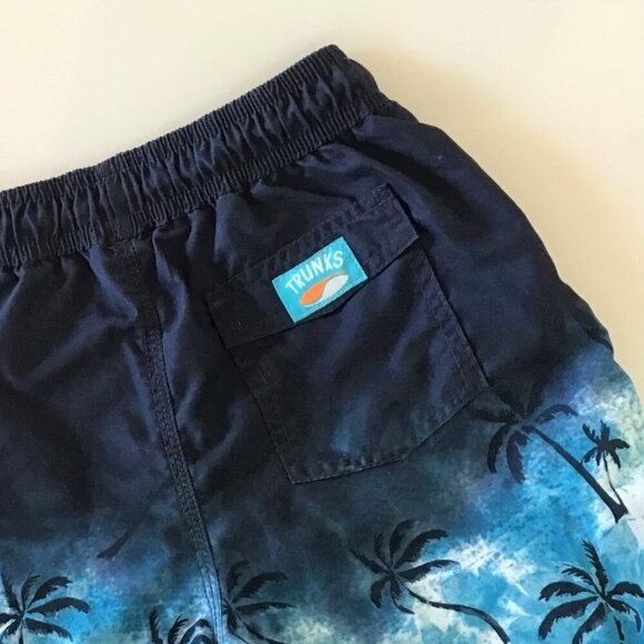 TRUNKS SURF & SWIM TIE-DYED TROICAL PALM TREE SWIM TRUNKS - Picture 4 of 7